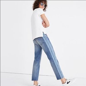 Madewell Cruiser Straight Jeans Color Block